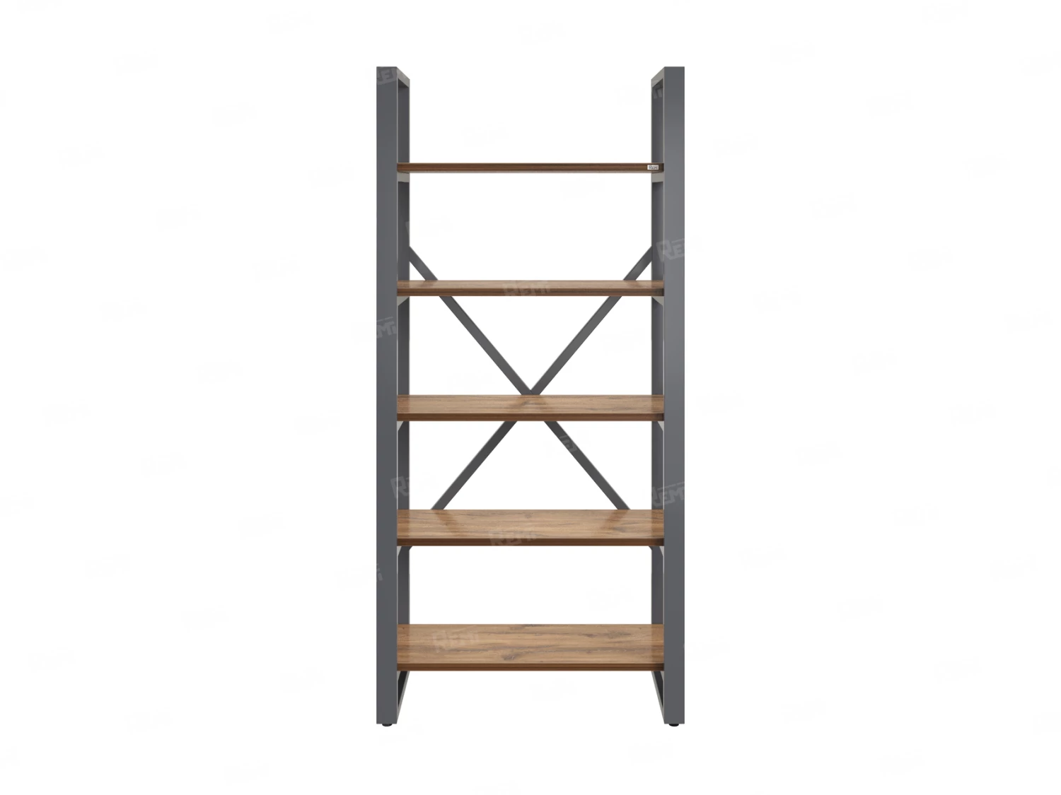 Стеллаж, 5 уровней 900x370x1920 RM130-90x37 Дуб Юстус/Серый