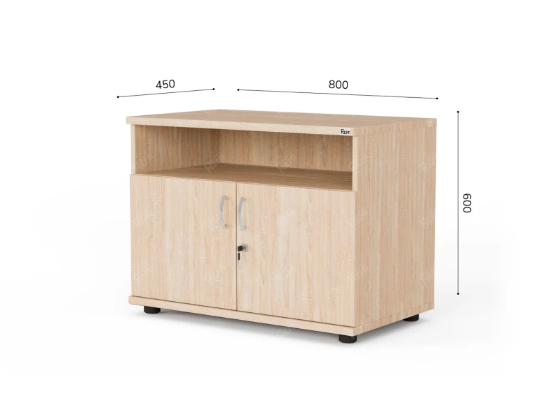 Тумба под RLG018 оргтехнику 80x45x60 Дуб Сонома, Серия ЛАЙТ | LIGHT
