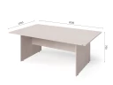 Конференц-стол RLG009 200x120x75 Дуб Молочный, Серия ЛАЙТ | LIGHT