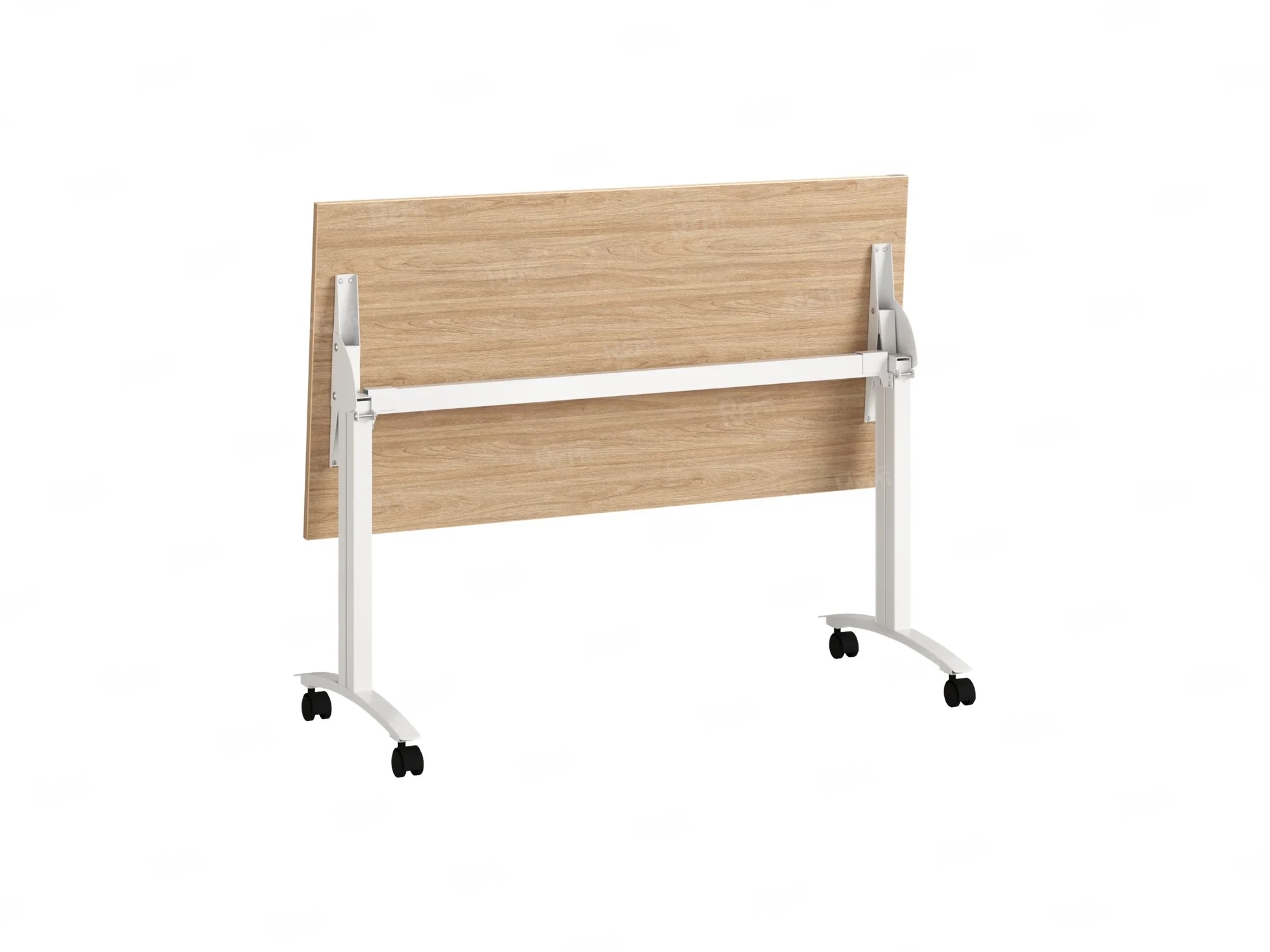 Стол складной, мобильный 1400x700x750 RM011-14x7 Вяз Швейцарский светлый/Белый