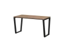 Стол прямой на U-образных опорах 1800x600x750 RM003-18x6 Дуб Юстус/Черный