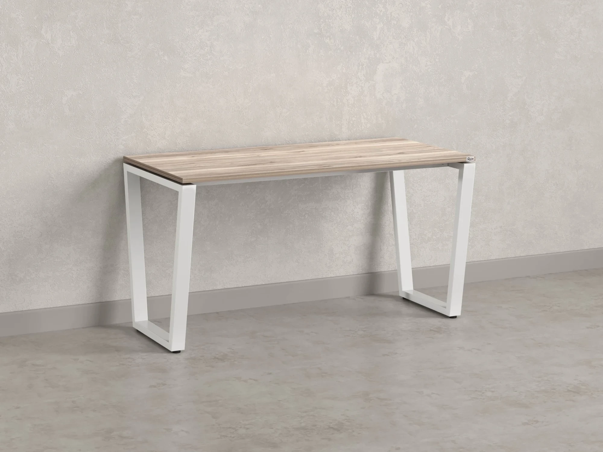 Стол прямой на U-образных опорах 800x700x750 RM003-8x7 Дуб Маувелла/Белый