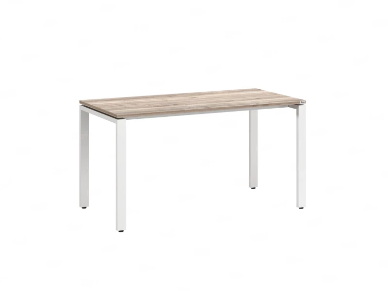Стол прямой на П-образных опорах 2000x700x750 RM001-20x7 Дуб Маувелла/Белый