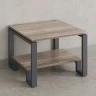 Журнальный стол с полкой 700x800x550 RM181-7x8 Дуб Маувелла/Серый