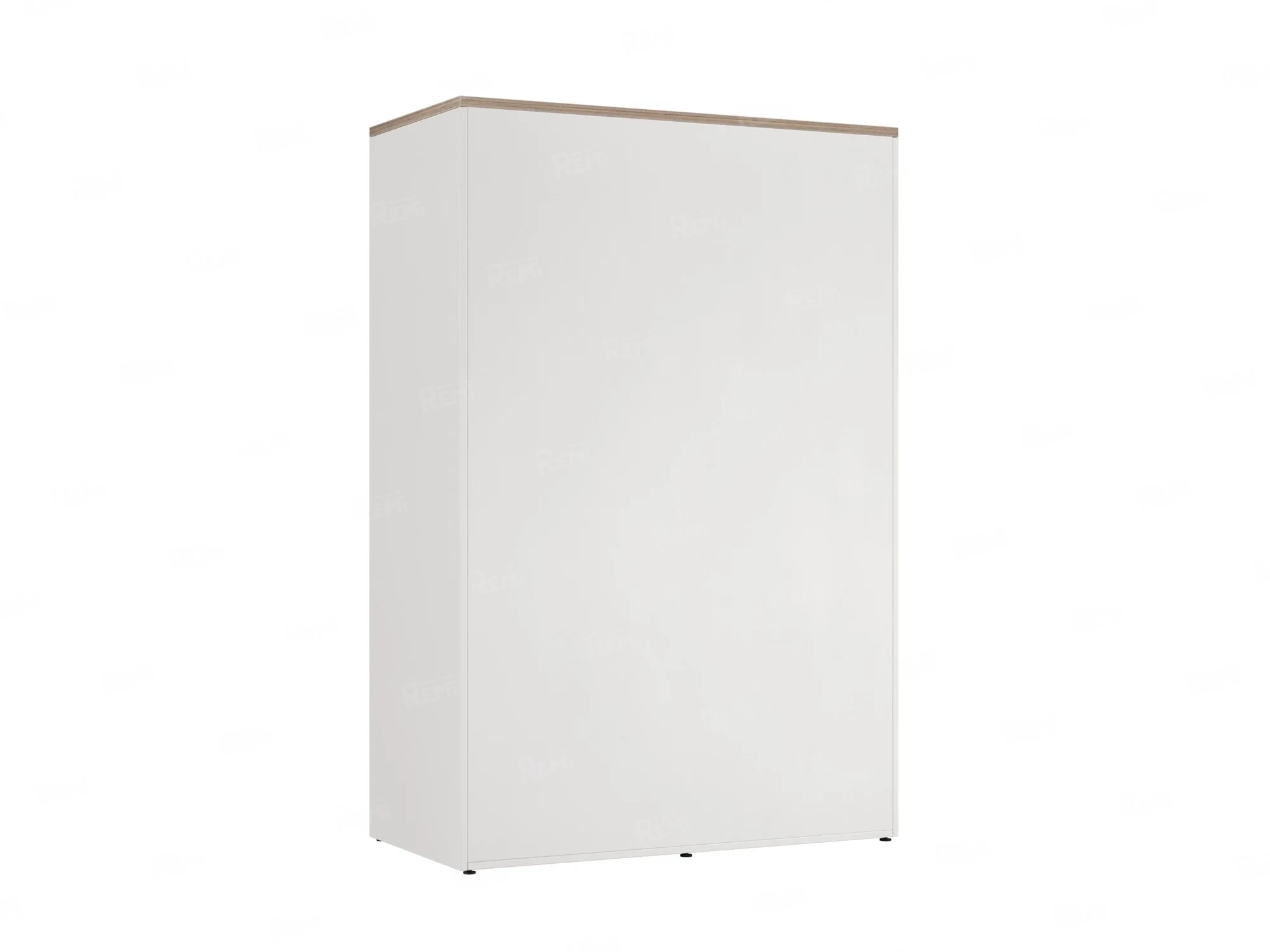 Шкаф-купе, регулируемые опоры, штанга, 1 полка 1200x600x1800 RM164-90x60 Дуб Маувелла/Белый