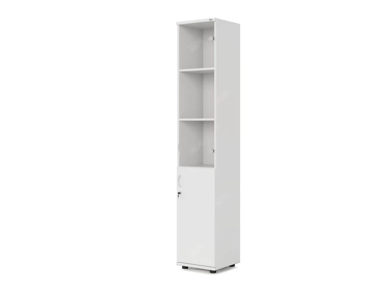 Шкаф комбинированный RLG032 350х350х1830 Белый, Серия ЛАЙТ | LIGHT