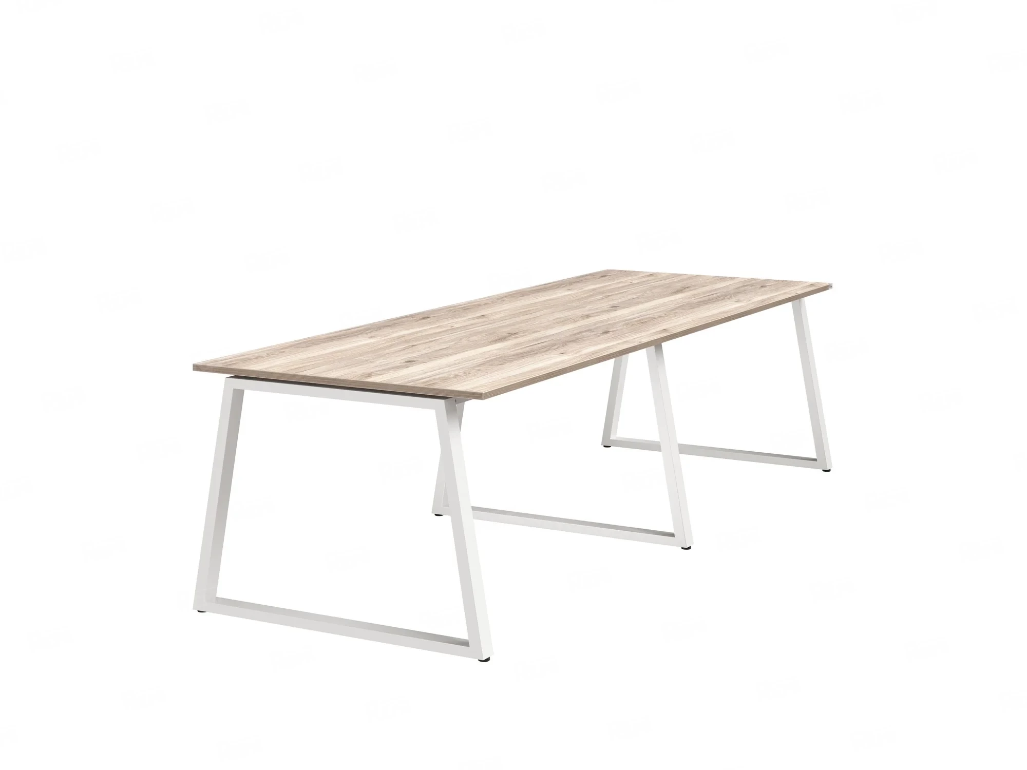 Cтол для переговоров, на A-обазном каркасе 2200x1450x750 RM083-220x145 Дуб Маувелла/Белый