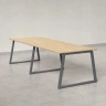 Cтол для переговоров, на A-обазном каркасе 2300x1450x750 RM083-230x145 Вяз Швейцарский светлый/Серый