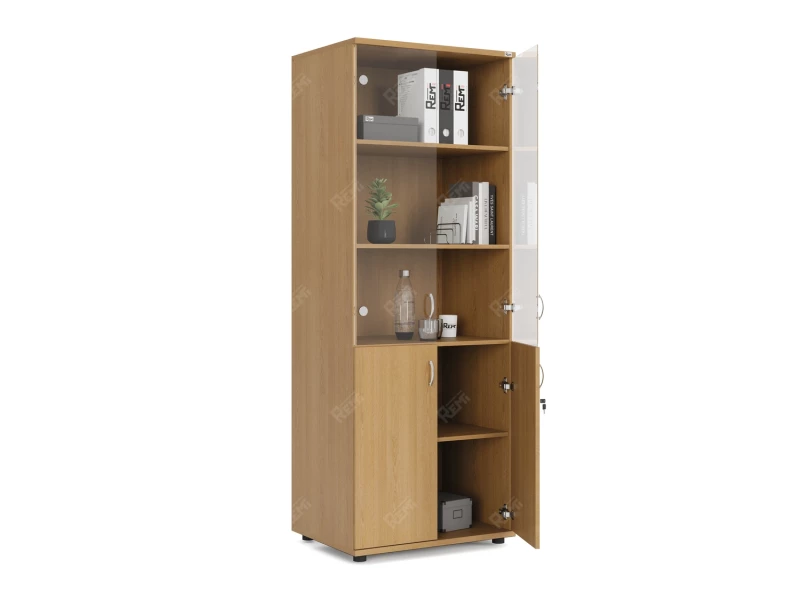 Шкаф комбинированный RLG039 700х550х1830 Бук, Серия ЛАЙТ | LIGHT