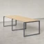 Cтол для переговоров, на О-обазном каркасе 2200x1200x750 RM081-220x120 Вяз Швейцарский светлый/Серый