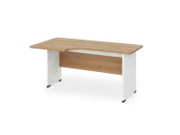 BRL RB085-160х95L Угловое рабочее место левое 1600х950х740 Акация/Белый
