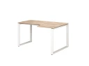 Стол угловой, О-опора, правый 1600x600/900x750, RM054-16x6-9 Дуб Маувелла/Белый