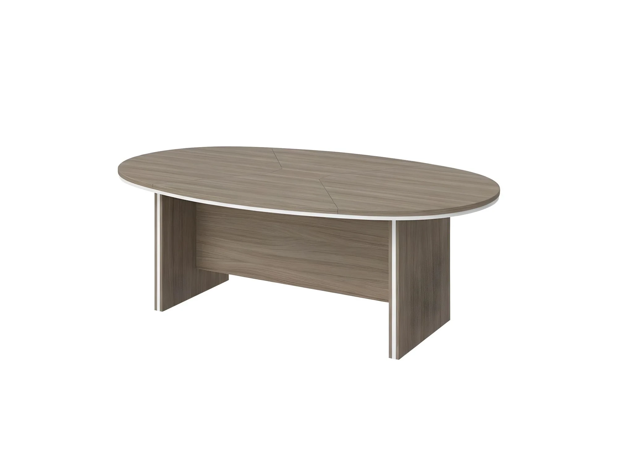 BRL RB008-216х130 Конференц-стол составной 2160х1300х740 Шорвуд/Белый