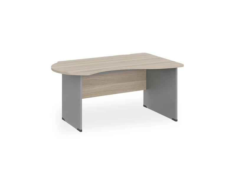 BRL RB004-160х100R Стол асимметричный правый 1600х1000х740 Шорвуд/Серый вулкан-кий