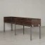 Бенч-система в 1 ряд, 2 рабочих места 5 ЛДСП экранов 3200x700x750 RM167-2-32x7 Дуб Апрельский шоколад/Серый
