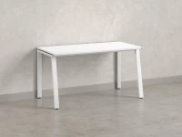 Стол прямой на Л-образных опорах 1800x600x750 RM004-18x6 Белый/Белый