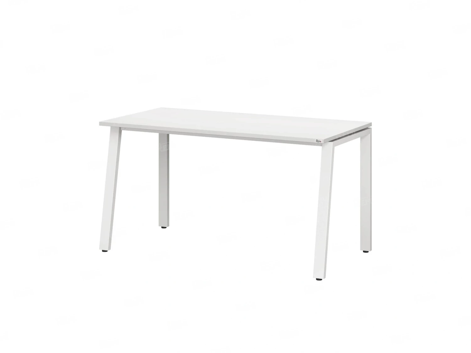 Стол прямой на Л-образных опорах 1800x600x750 RM004-18x6 Белый/Белый