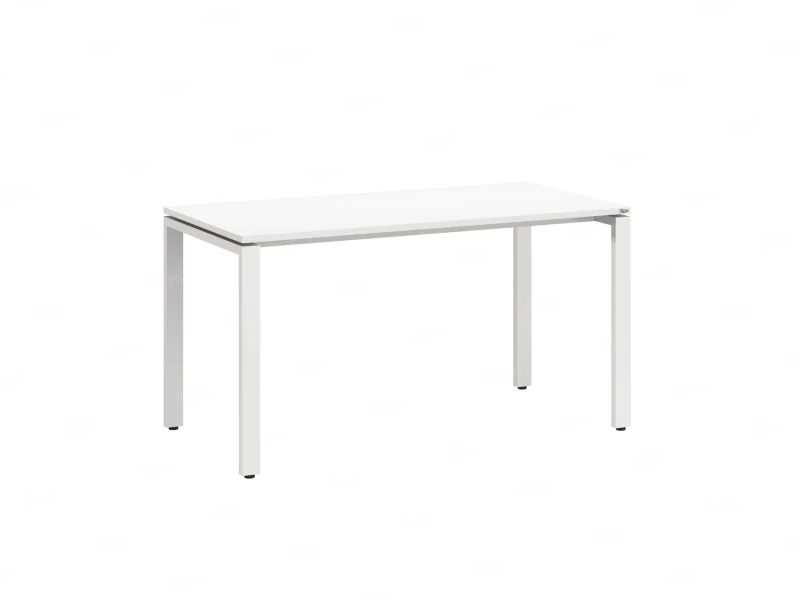 Стол прямой на П-образных опорах 1600x700x750 RM001-16x7 Белый/Белый