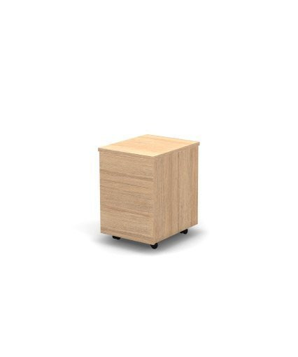 Мобильная RS030 тумба ящика 42x50x60 см Швейцарский вяз, Серия Смарт | Smart