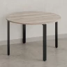 Круглый стол на П-образных опорах 1500x1500x750 RM186-15x15 Дуб Маувелла/Черный