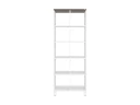 Стеллаж, 10 ячеек 750х370х1980 RM142-75x37 Дуб Апрельский шоколад/Белый