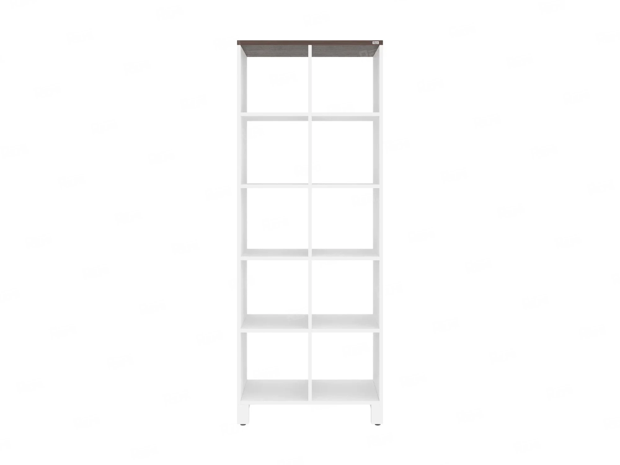 Стеллаж, 10 ячеек 750х370х1980 RM142-75x37 Дуб Апрельский шоколад/Белый