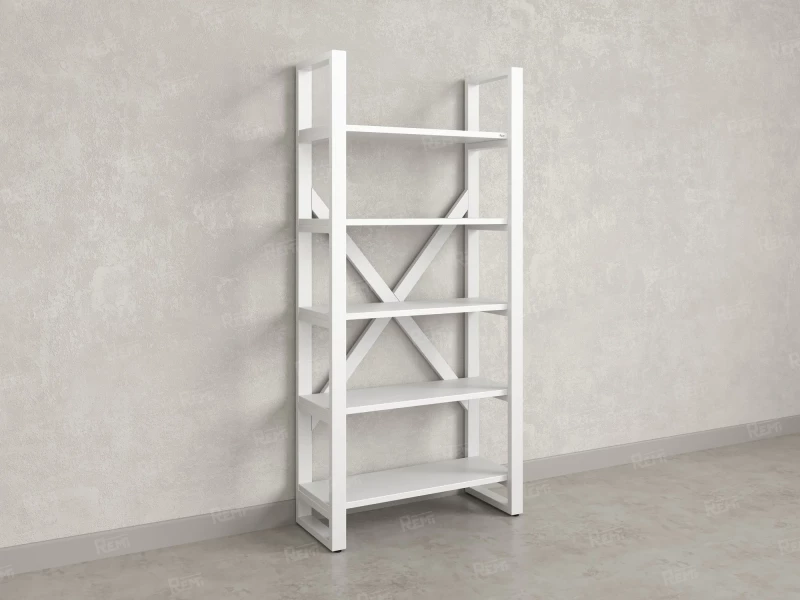 Стеллаж, 5 уровней 900x370x1920 RM131-90x37 Белый/Белый