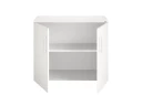 Шкаф низкий распашной, регулируемые опоры, 2 уровня 900x420x750 RM148-90x42 Белый/Белый