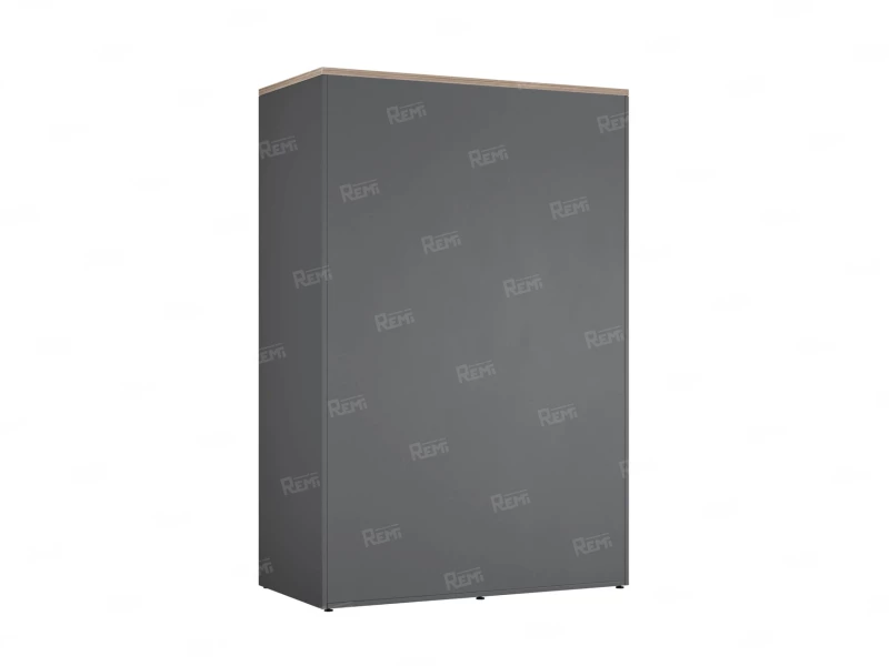 Шкаф-купе, регулируемые опоры, штанга, 1 полка 1200x600x1800 RM164-90x60 Дуб Маувелла/Серый