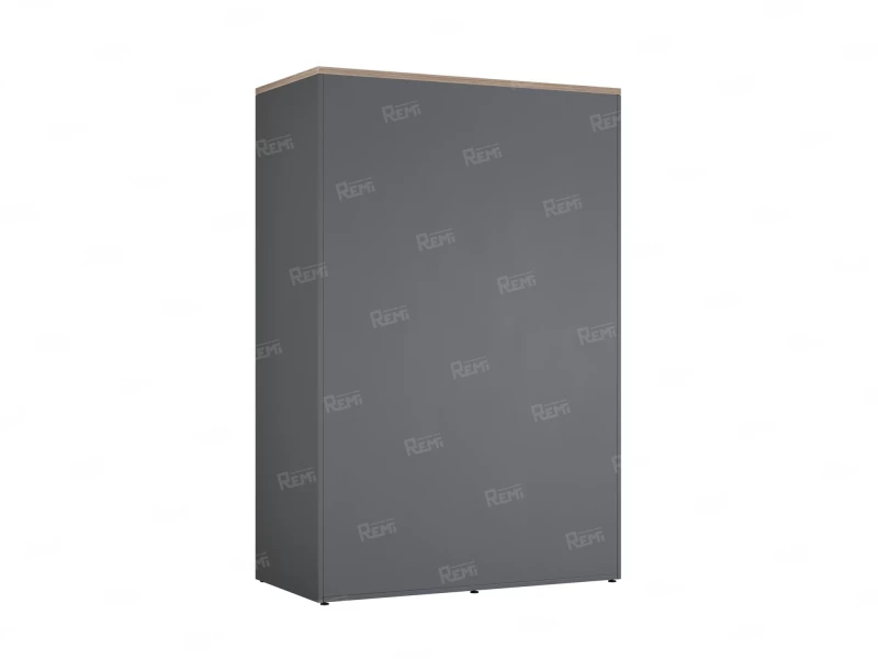 Шкаф-купе, регулируемые опоры, штанга, 1 полка 1200x600x1800 RM164-90x60 Дуб Маувелла/Серый