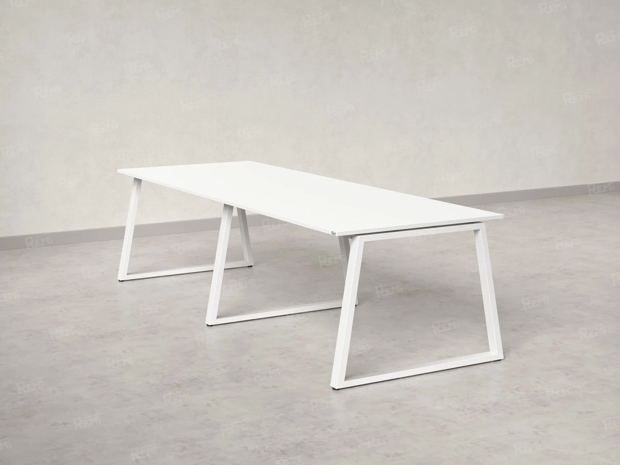 Cтол для переговоров, на A-обазном каркасе 2100x1600x750 RM083-210x160 Белый/Белый