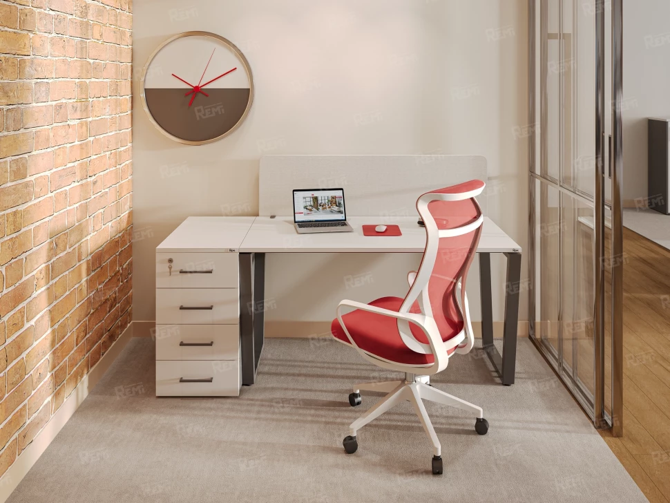 Серия РЕМИ МЕТАЛ | REMI METAL - в цвете: Белый/Серый