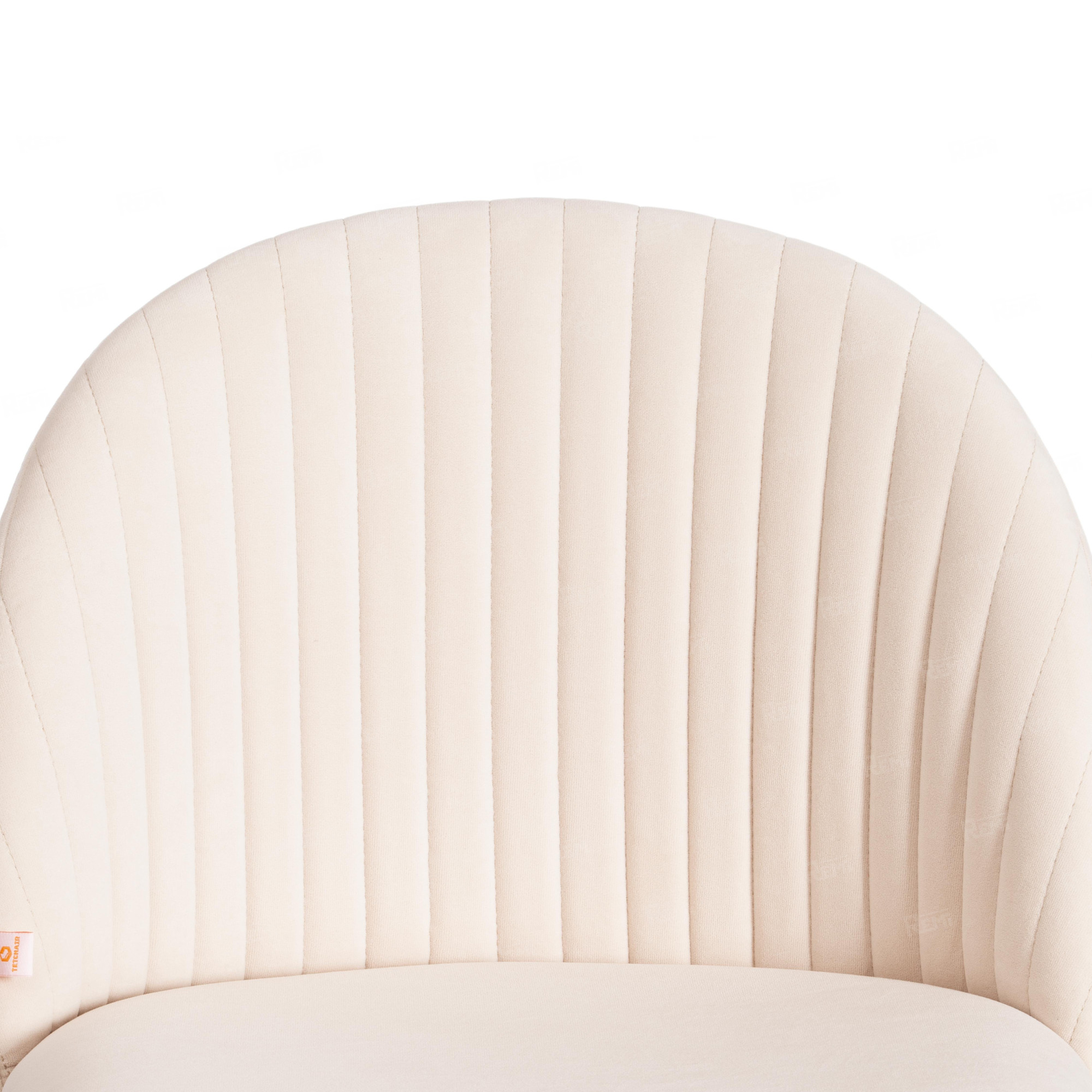 Кресло MELODY Молочный/Молочный, Флок (арт. 15054)