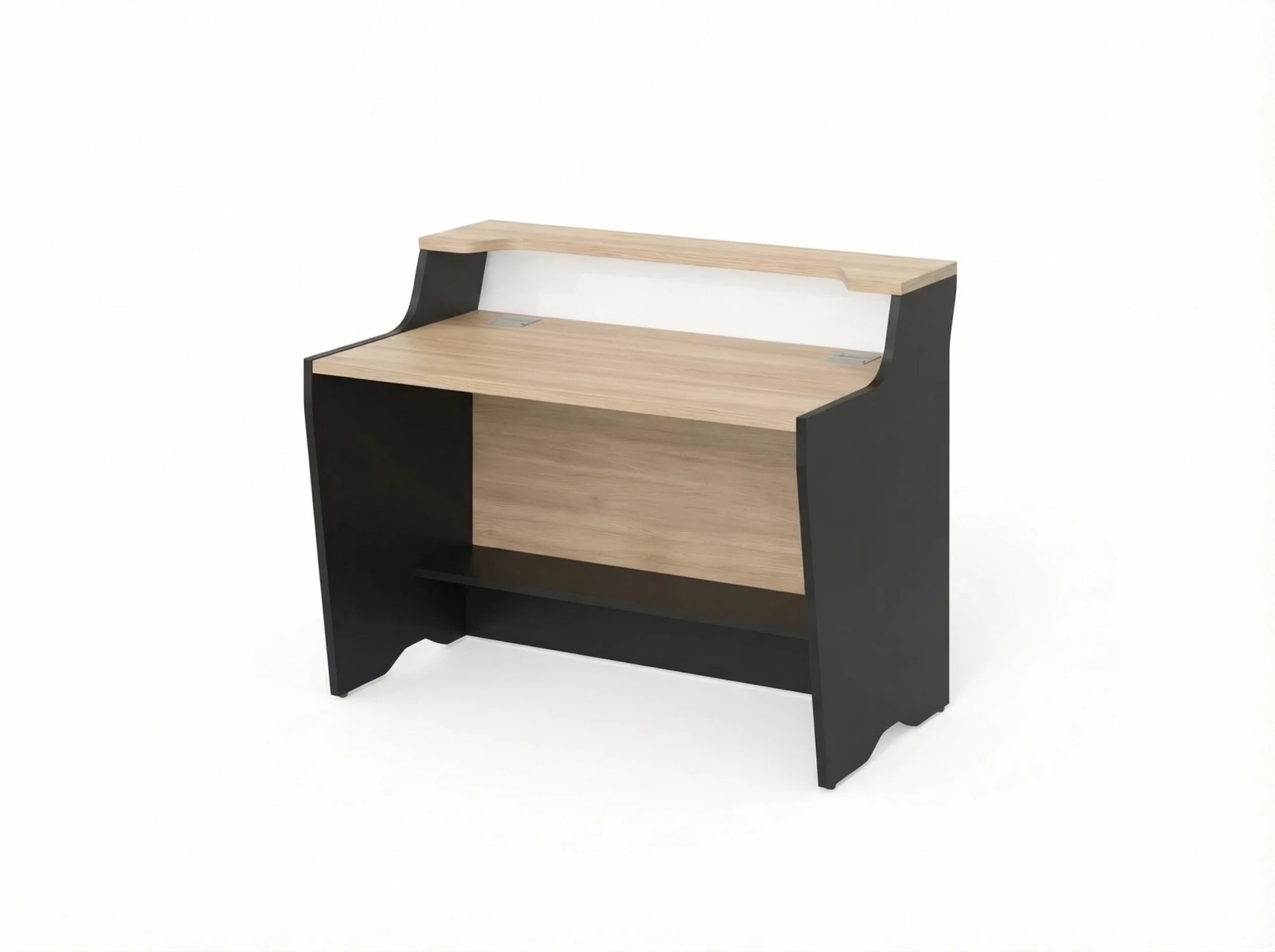 BRL RB081-120х75 Модуль прямой с вырезом, низкий 1200х748х960 Акация/Черный