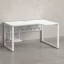 Стол угловой, экран металл, О-опора, правый 1800x800/1000x750, RM057-18x8-10 Белый/Белый