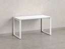 Стол прямой на O-образных опорах 1800x800x750 RM002-18x8 Белый/Белый