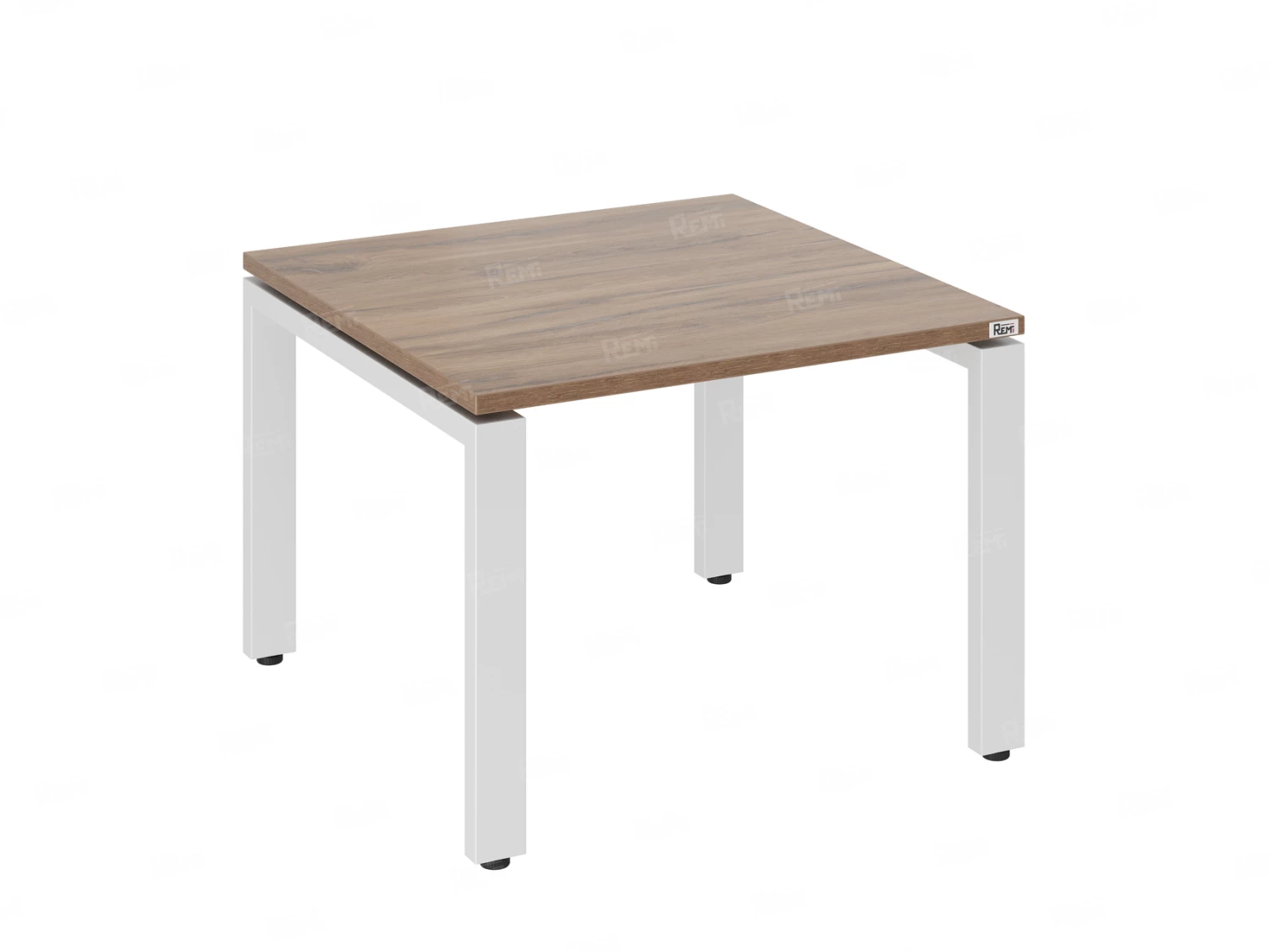 Журнальный стол с полкой 1000x600x550 RM183-10x6 Дуб Юстус/Белый