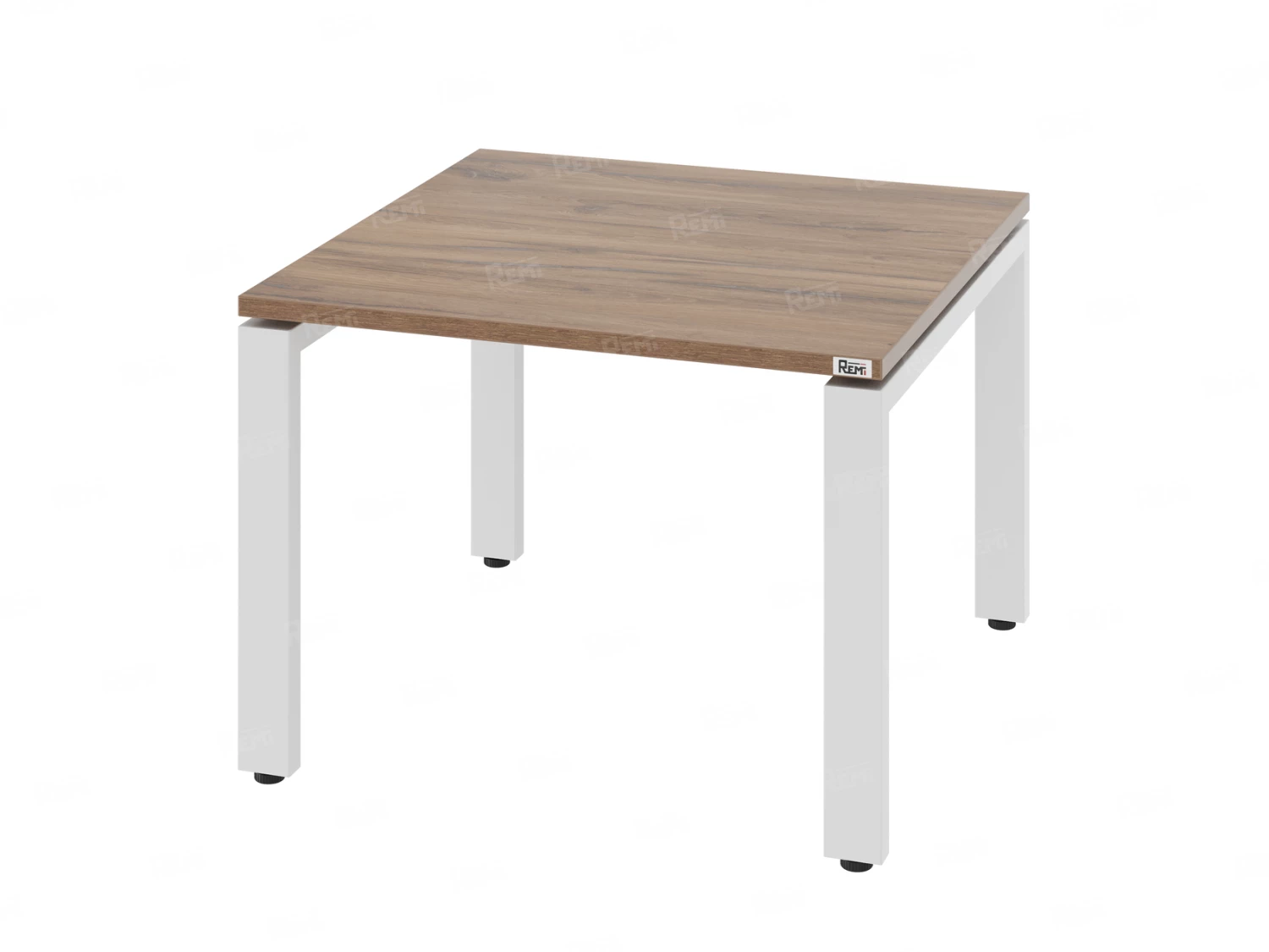 Журнальный стол с полкой 1000x600x550 RM183-10x6 Дуб Юстус/Белый