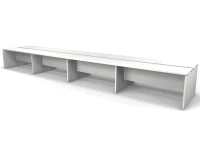 Двухсторонняя станция RE016 632x163x75 см Белый/Белый, Серия Еврова | Europe