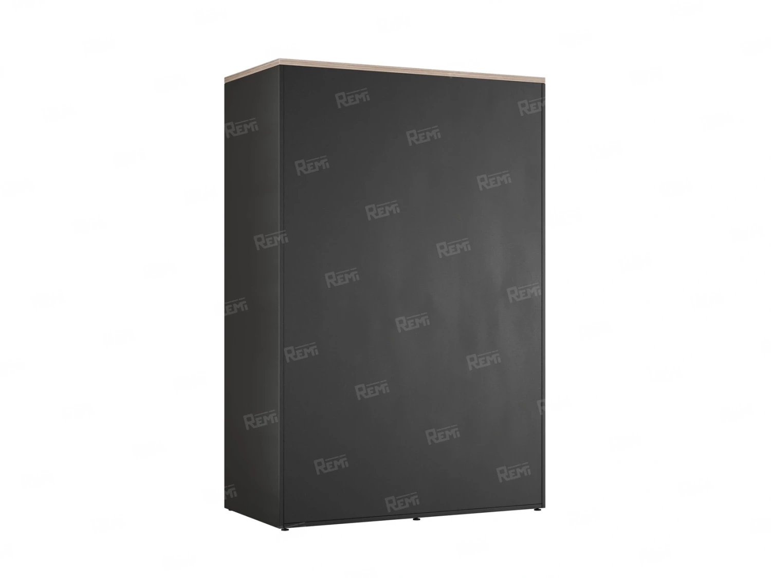 Шкаф-купе, регулируемые опоры, штанга, 1 полка 1200x600x1800 RM164-90x60 Дуб Маувелла/Черный