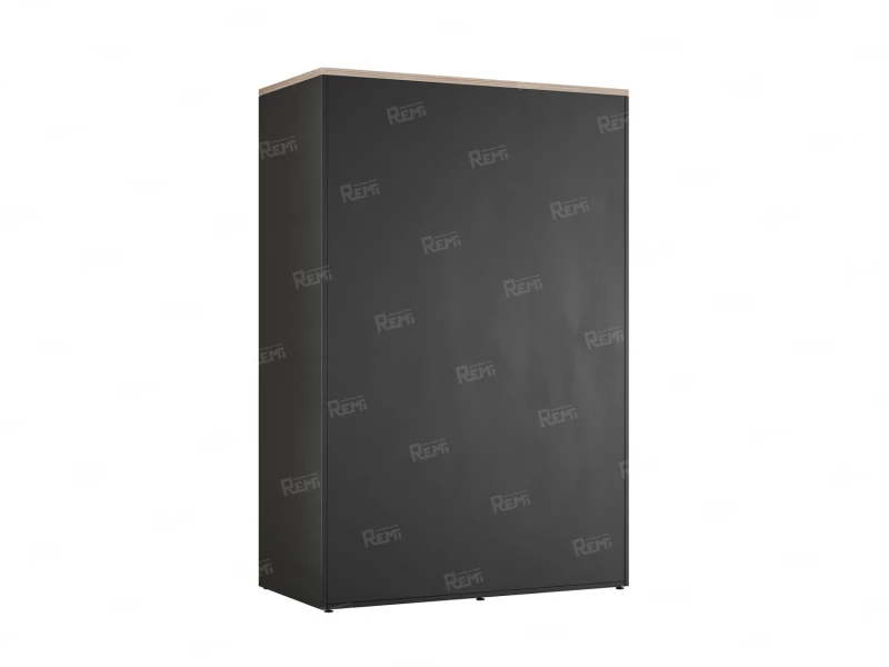 Шкаф-купе, регулируемые опоры, штанга, 1 полка 1200x600x1800 RM164-90x60 Дуб Маувелла/Черный