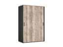 Шкаф-купе, регулируемые опоры, штанга, 1 полка 1200x600x1800 RM164-90x60 Дуб Маувелла/Черный