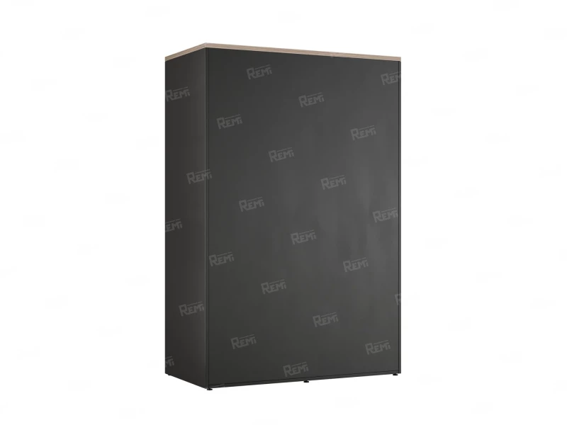 Шкаф-купе, регулируемые опоры, штанга, 1 полка 1200x600x1800 RM164-90x60 Дуб Маувелла/Черный