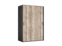 Шкаф-купе, регулируемые опоры, штанга, 1 полка 1200x600x1800 RM164-90x60 Дуб Маувелла/Черный