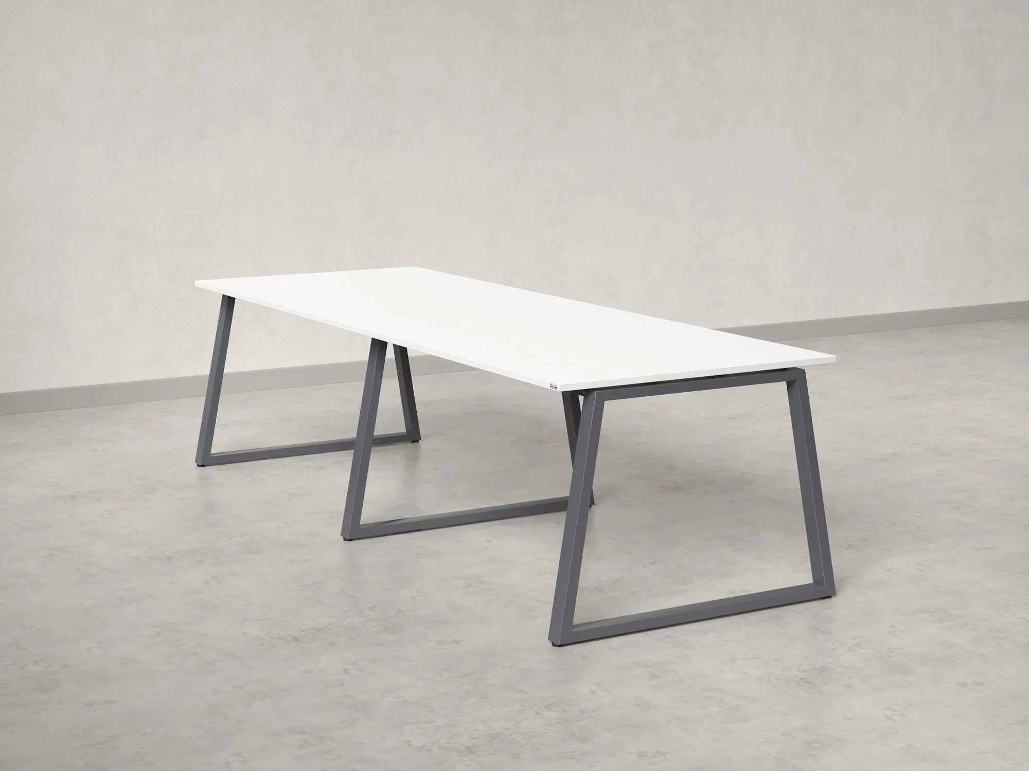 Cтол для переговоров, на A-обазном каркасе 2100x1600x750 RM083-210x160 Белый/Серый