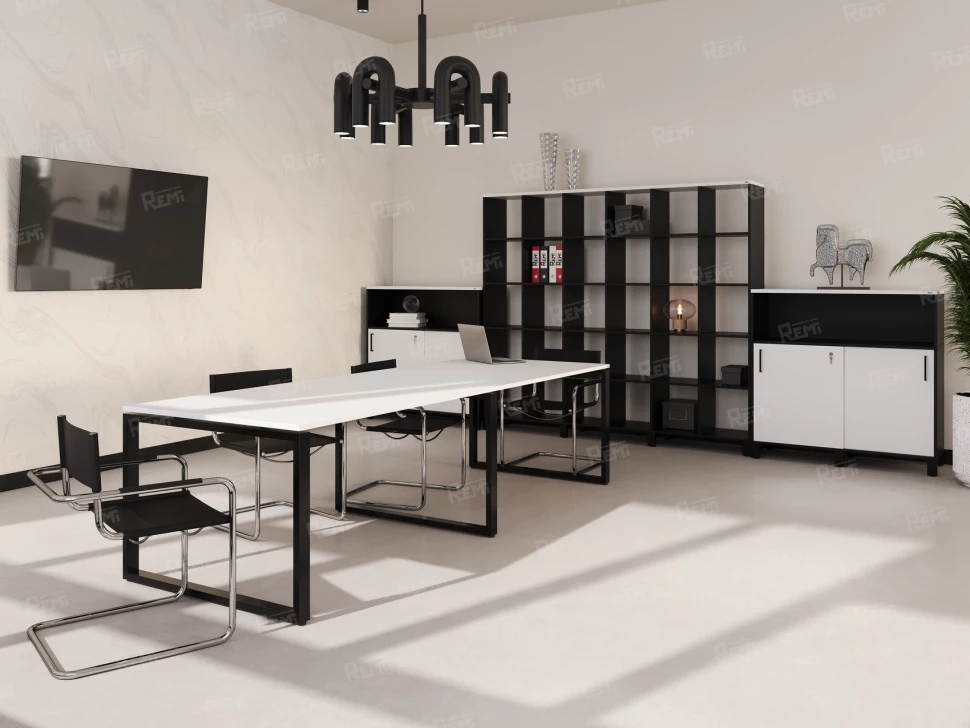 Серия РЕМИ МЕТАЛ | REMI METAL - в цвете: Белый/Черный