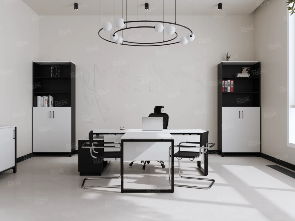 Серия РЕМИ МЕТАЛ | REMI METAL - в цвете: Белый/Черный