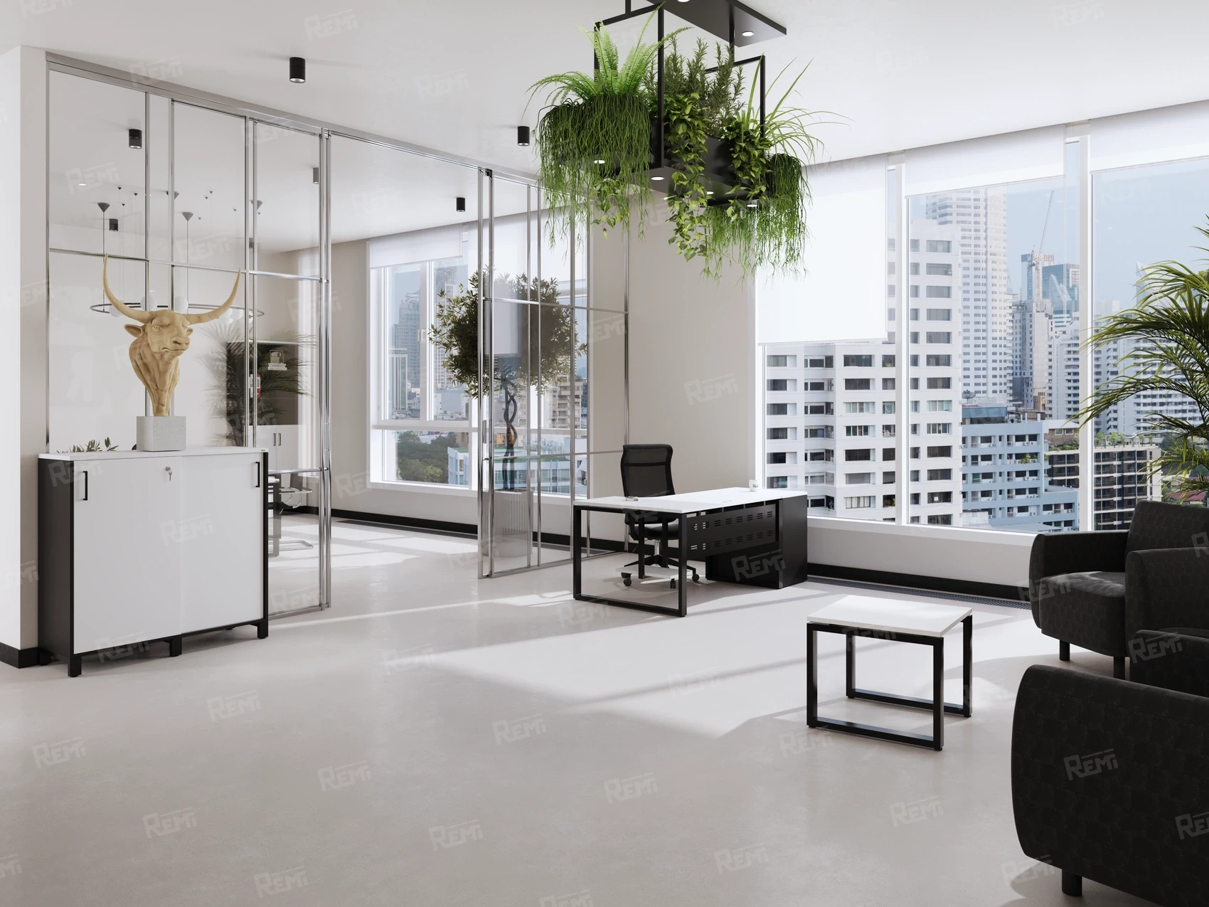 Серия РЕМИ МЕТАЛ | REMI METAL - в цвете: Белый/Черный