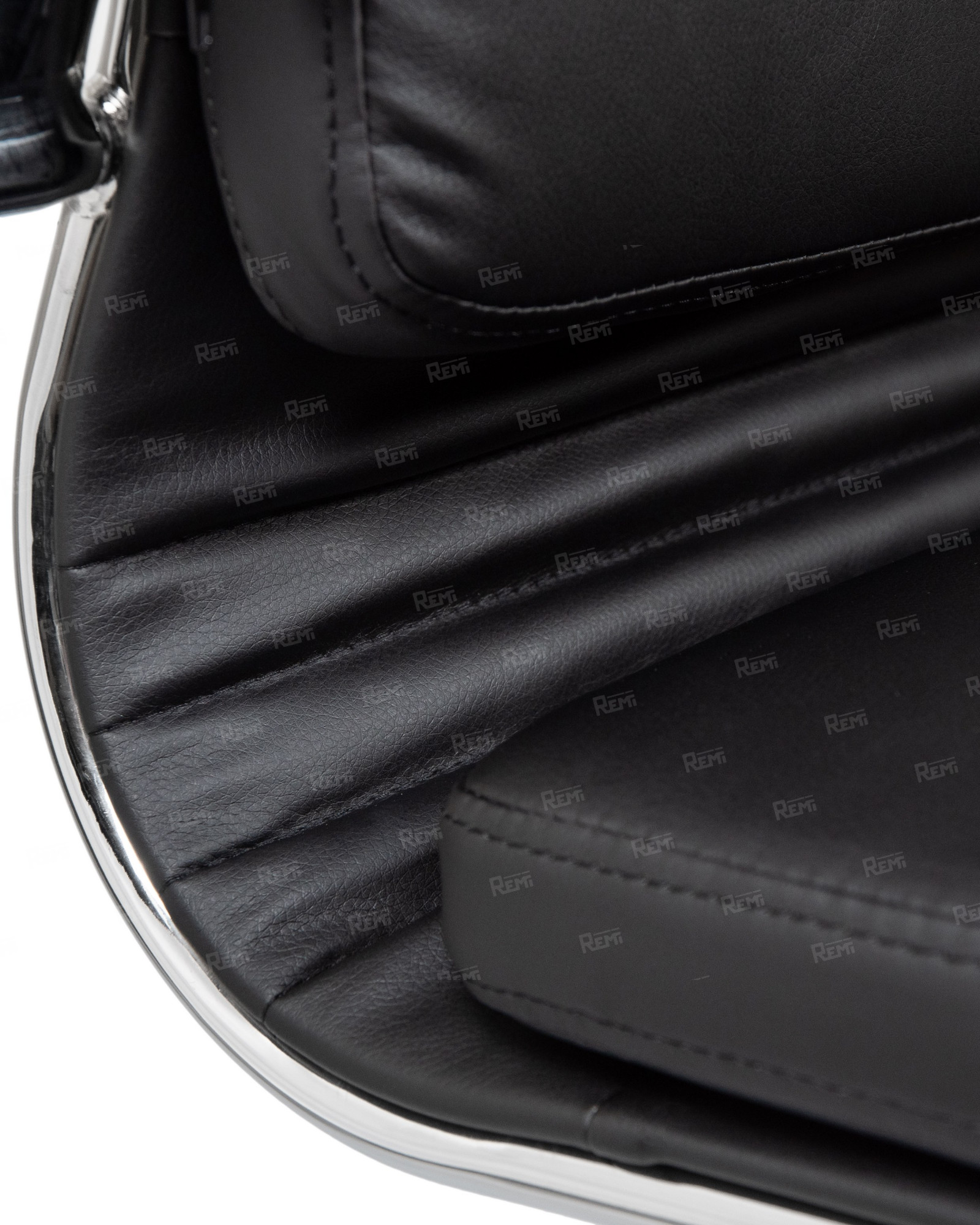 ARNOLD, Кресло для руководителя, цвет сиденья чёрный, цвет основания хромированная сталь (арт. LMR-103F)