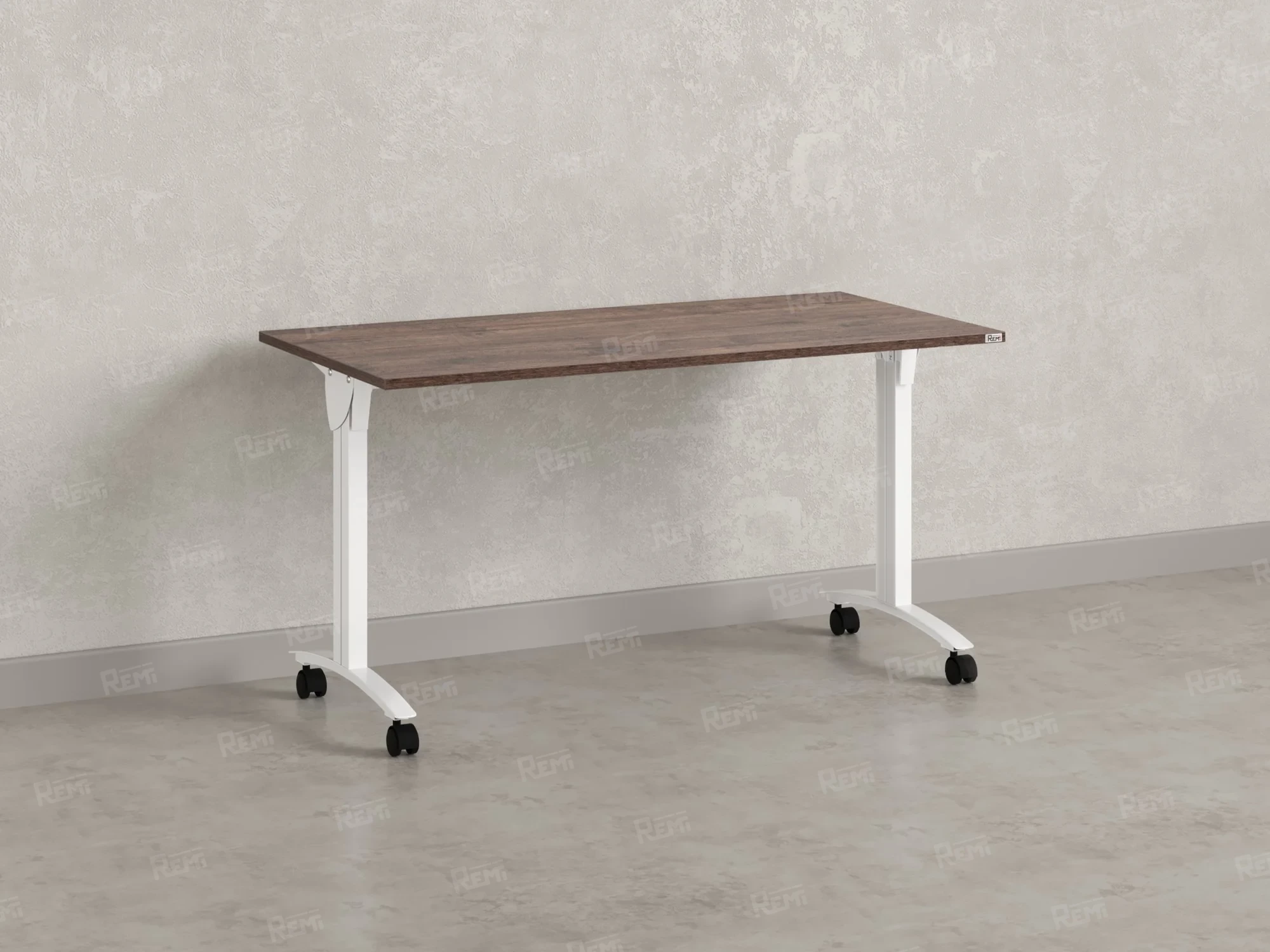 Стол складной, мобильный 1400x700x750 RM011-14x7 Дуб Апрельский шоколад/Белый